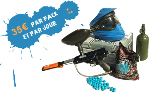 equipement paintball adulte